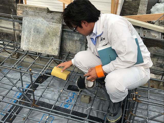 「福岡市西区03」注文住宅現場リポート③【基礎工事】【配筋検査】