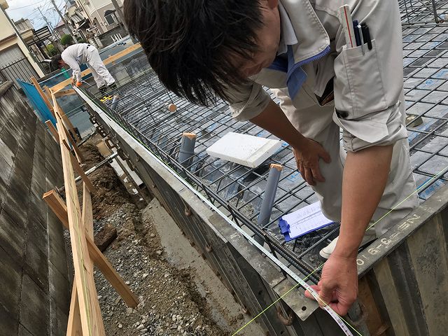 「福岡市西区03」注文住宅現場リポート③【基礎工事】【配筋検査】