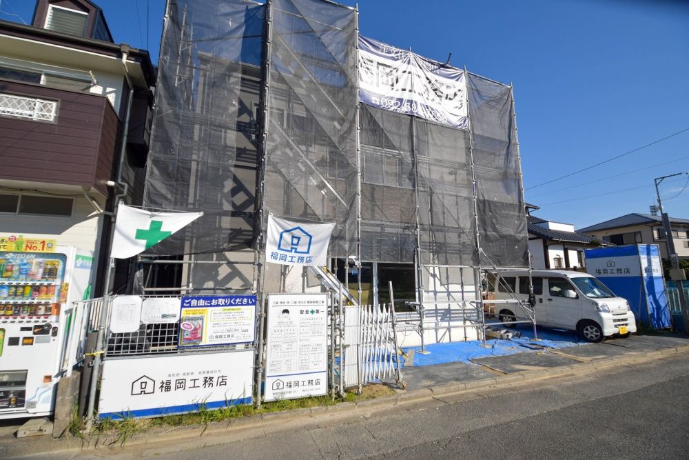 福岡県太宰府市08　注文住宅建築現場リポート⑦　～木工事・石膏ボード貼り～