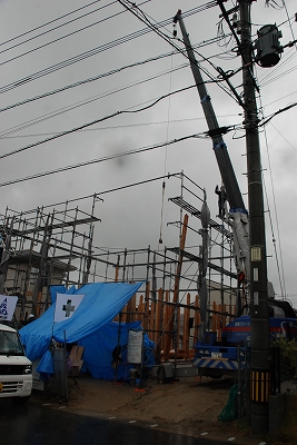 福岡県福津市あけぼの01　注文住宅建築現場リポート②　～上棟式～