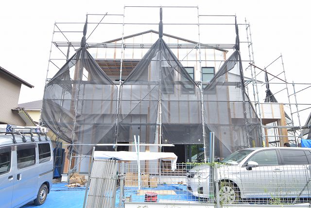 「糟屋郡03」注文住宅現場リポート⑦【外装工事】【サイディング】