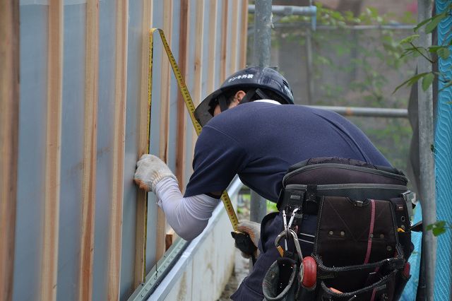 「糟屋郡03」注文住宅現場リポート⑦【外装工事】【サイディング】
