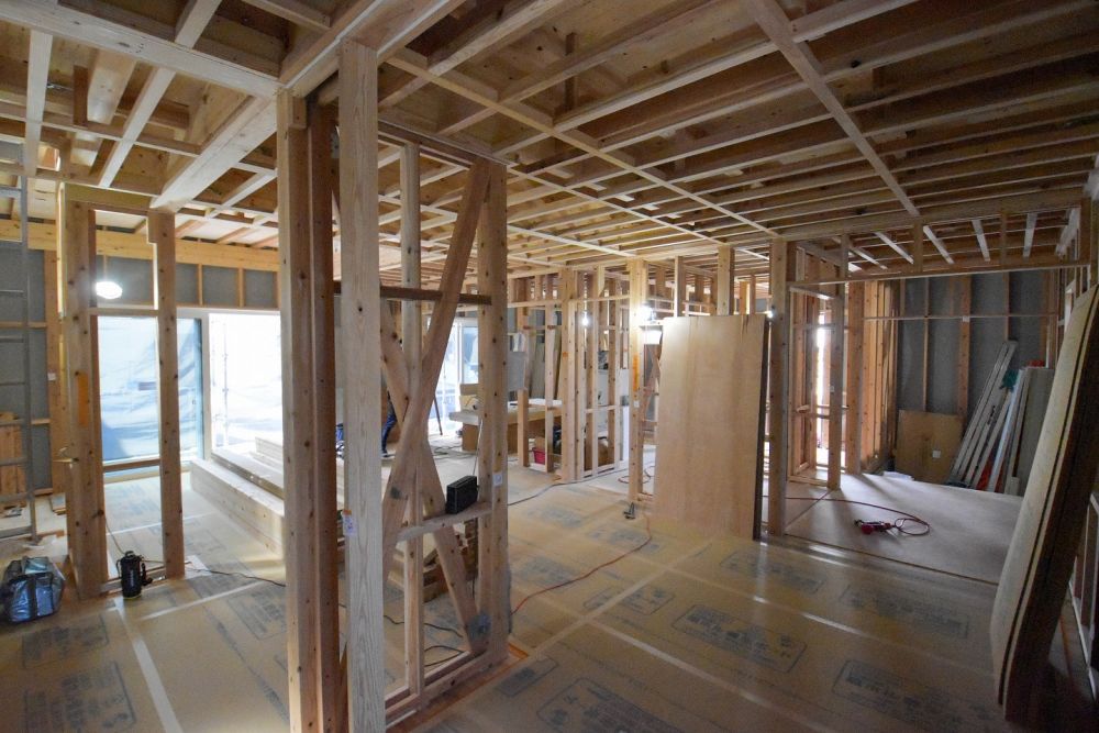 「福岡市西区04」注文住宅現場リポート⑤【木工事】【床材】