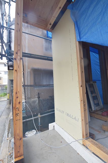 「福岡市早良区曙01」注文住宅現場リポート⑥【木工事】【サッシ】