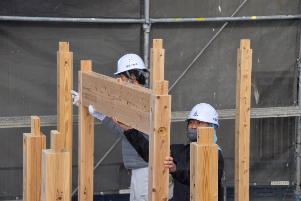 福岡県福津市東福間01　注文住宅建築現場リポート③　～上棟式～