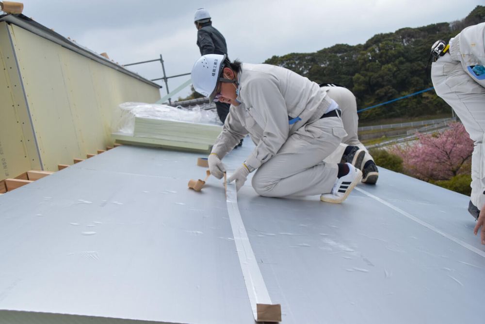 福岡県福津市東福間01　注文住宅建築現場リポート③　～上棟式～