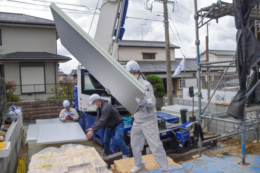 福岡県福津市東福間01　注文住宅建築現場リポート③　～上棟式～