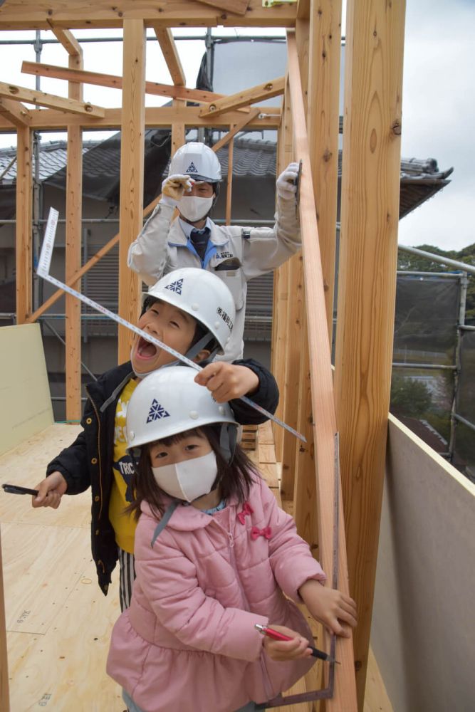 福岡県福津市東福間01　注文住宅建築現場リポート③　～上棟式～