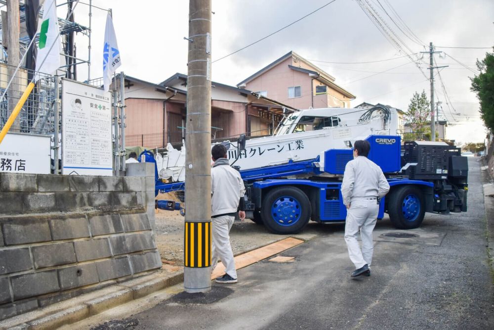 福岡県福津市東福間01　注文住宅建築現場リポート③　～上棟式～