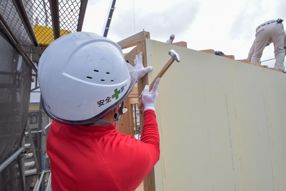 福岡県福津市東福間01　注文住宅建築現場リポート③　～上棟式～