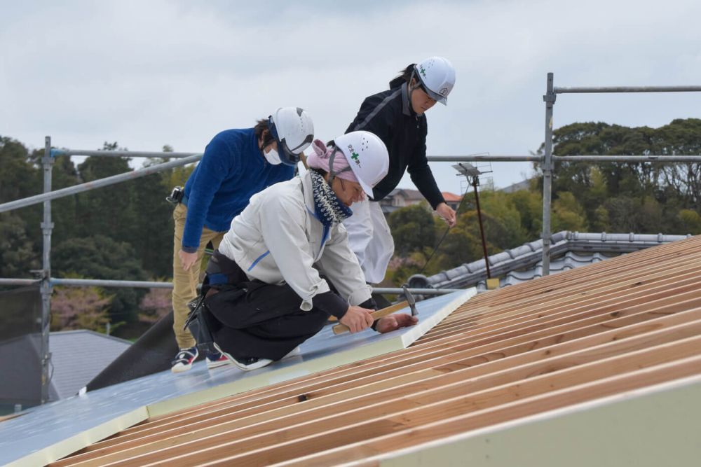 福岡県福津市東福間01　注文住宅建築現場リポート③　～上棟式～