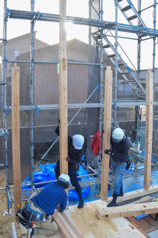 「福津市東福間01」注文住宅現場リポート③【上棟式】