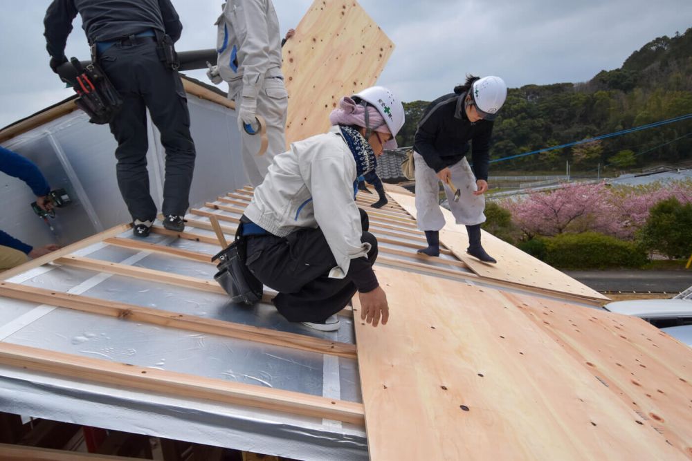 福岡県福津市東福間01　注文住宅建築現場リポート③　～上棟式～