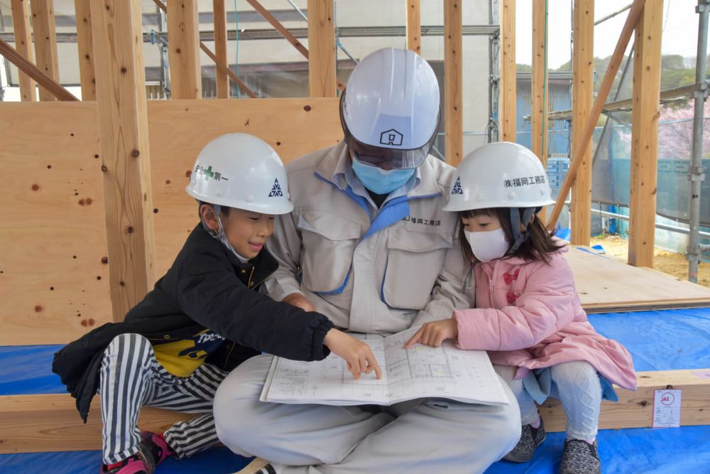 「福津市東福間01」注文住宅現場リポート③【上棟式】