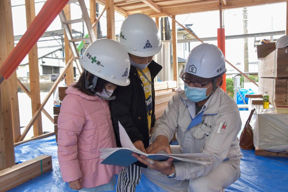 「福津市東福間01」注文住宅現場リポート③【上棟式】