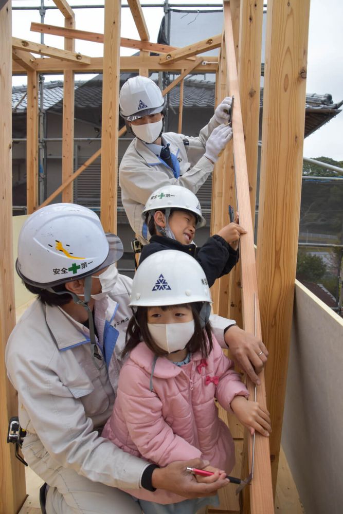 福岡県福津市東福間01　注文住宅建築現場リポート③　～上棟式～