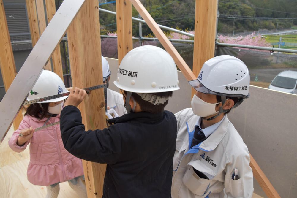 福岡県福津市東福間01　注文住宅建築現場リポート③　～上棟式～