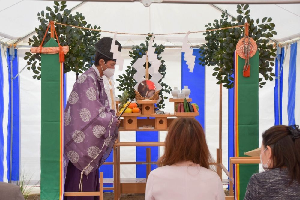 「太宰府市07」注文住宅現場リポート①【地鎮祭】