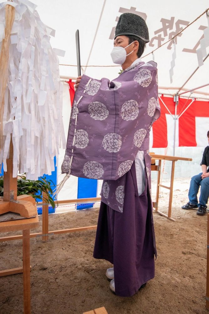 「太宰府市07」注文住宅現場リポート①【地鎮祭】