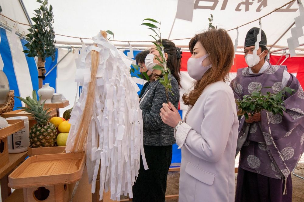 「太宰府市07」注文住宅現場リポート①【地鎮祭】