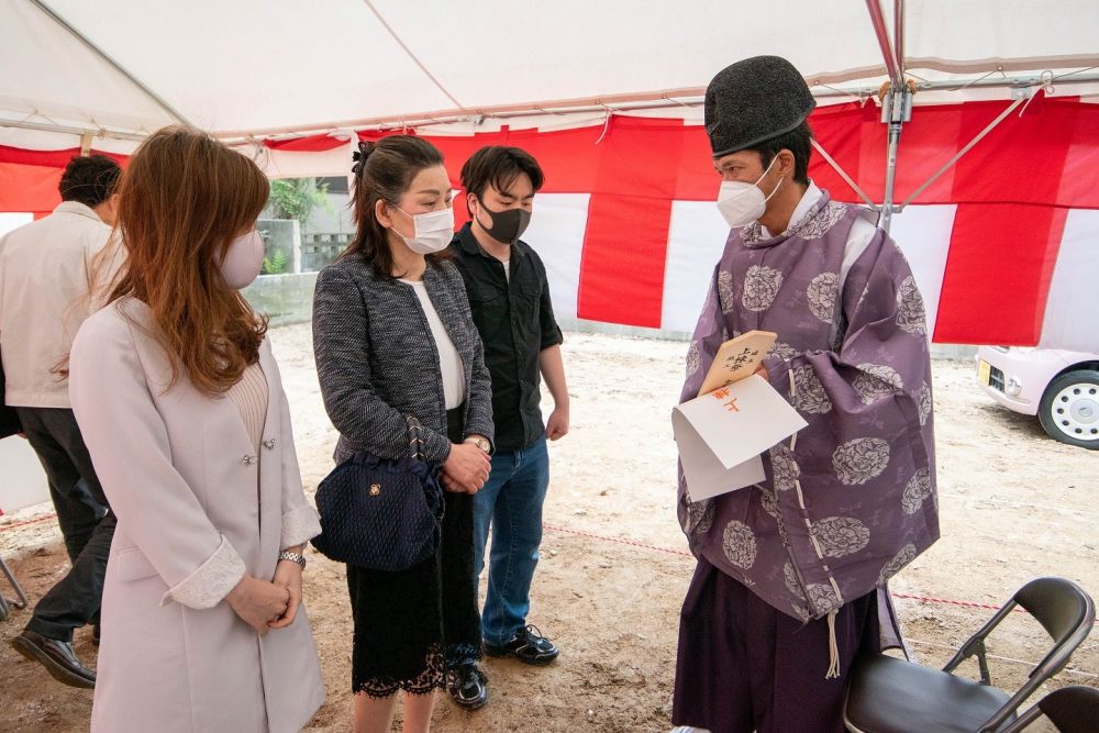 福岡県太宰府市07　注文住宅建築現場リポート①　～地鎮祭～