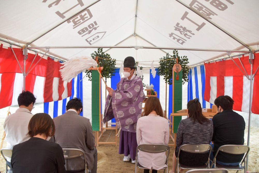 「太宰府市07」注文住宅現場リポート①【地鎮祭】