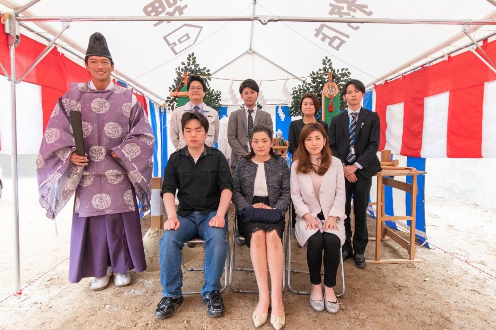 「太宰府市07」注文住宅現場リポート①【地鎮祭】