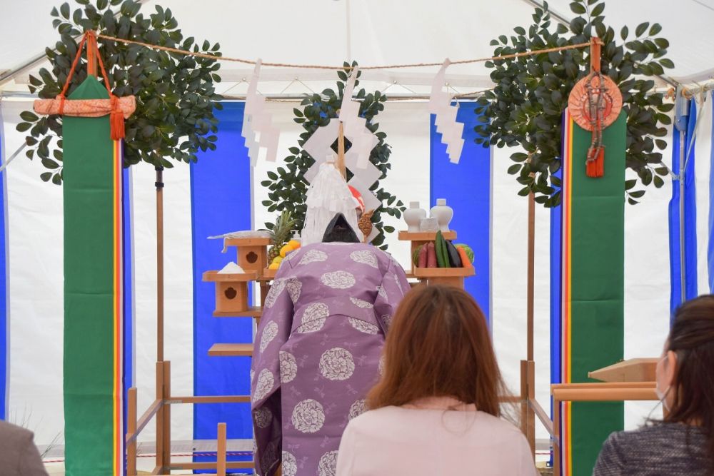 「太宰府市07」注文住宅現場リポート①【地鎮祭】