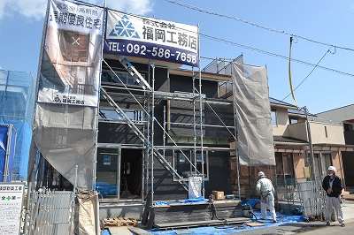 福岡市西区01　注文住宅建築現場リポート⑩