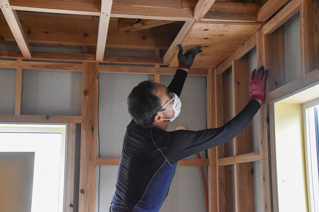 「福岡市東区06」注文住宅現場リポート⑦【木工事】【石膏ボード】