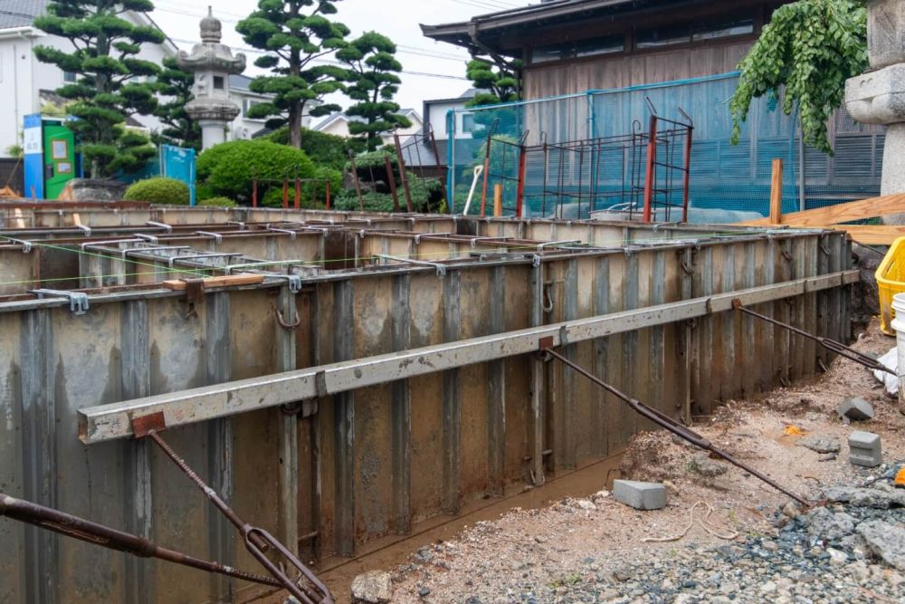 「福岡市早良区小田部02」注文住宅現場リポート②【基礎工事】【土間コン】
