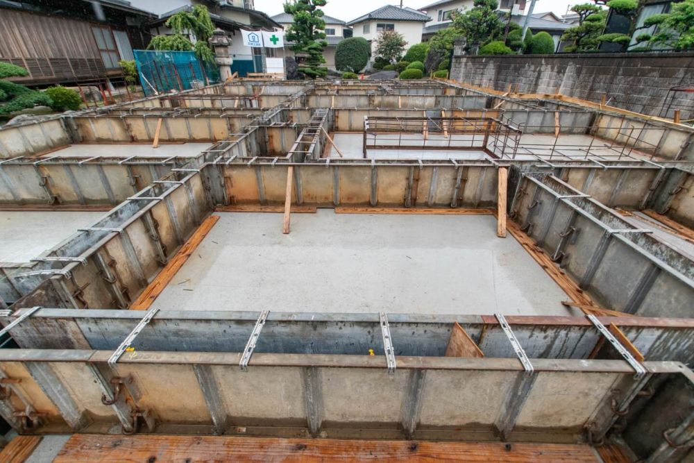 「福岡市早良区小田部02」注文住宅現場リポート②【基礎工事】【土間コン】