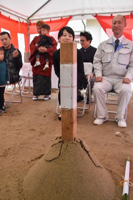 福岡市南区17　注文住宅建築現場リポート①　～地鎮祭～