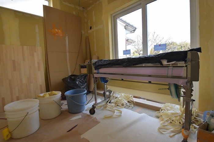 「三井郡大刀洗町02」注文住宅現場リポート⑪【内装工事】【クロス】