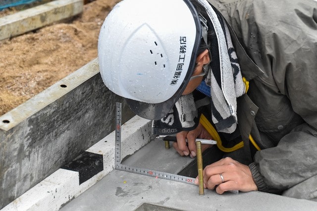 「太宰府市大佐野01」注文住宅現場リポート④【基礎工事】【出来方検査】