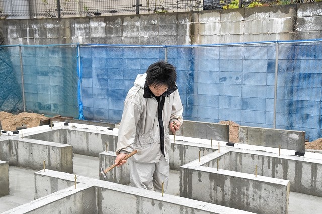 「太宰府市大佐野01」注文住宅現場リポート④【基礎工事】【出来方検査】