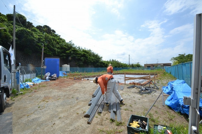 「宗像市02」注文住宅現場リポート②【基礎工事】【配筋】