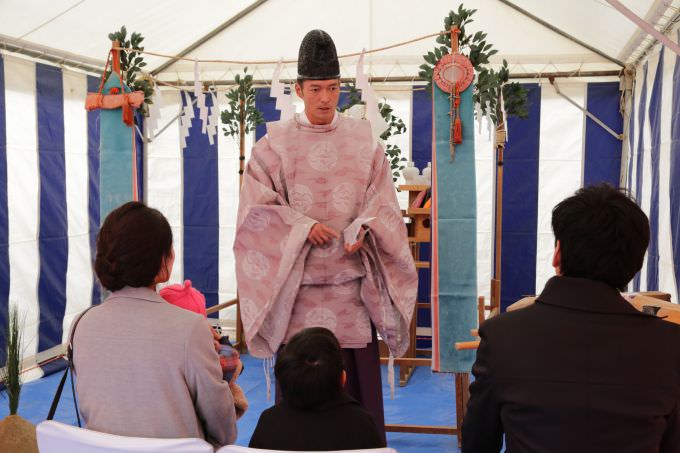 福岡市東区03　注文住宅建築現場リポート①　～地鎮祭～