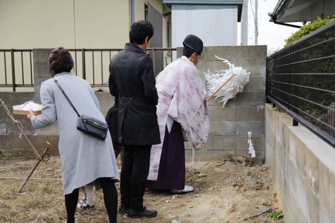 福岡市東区03　注文住宅建築現場リポート①　～地鎮祭～