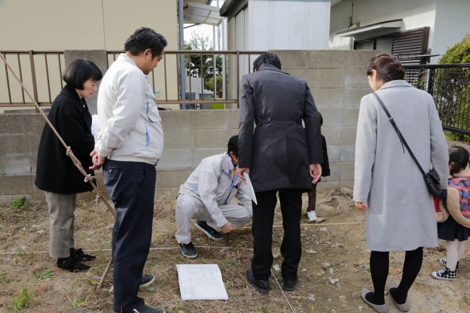 福岡市東区03　注文住宅建築現場リポート①　～地鎮祭～