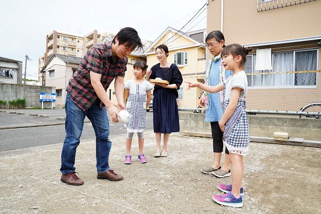 福岡市早良区曙01　注文住宅建築現場リポート①　～地鎮祭～