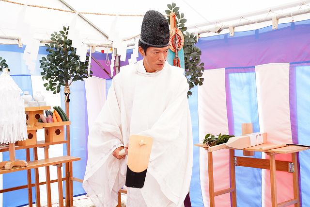「福岡市早良区曙01」注文住宅現場リポート①【地鎮祭】