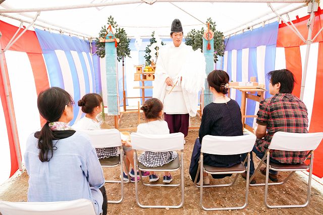 「福岡市早良区曙01」注文住宅現場リポート①【地鎮祭】