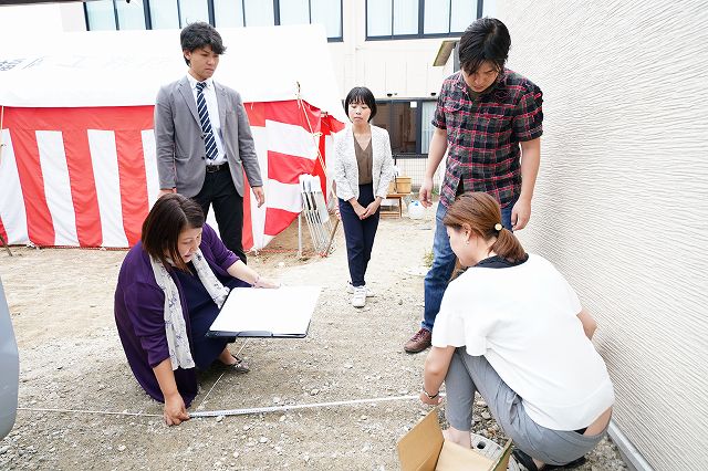 福岡市早良区曙01　注文住宅建築現場リポート①　～地鎮祭～