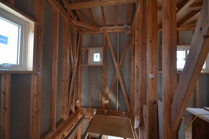 「糟屋郡02」注文住宅現場リポート⑦【木工事】【筋交い】