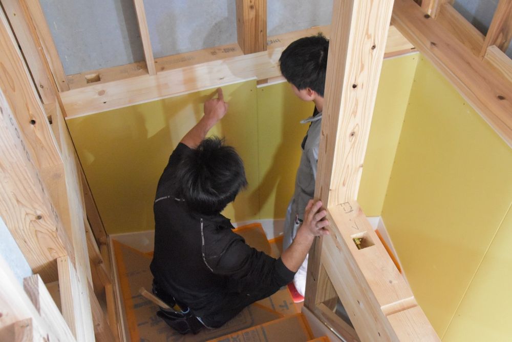 「太宰府市06」注文住宅現場リポート⑦【木工事】【床材】