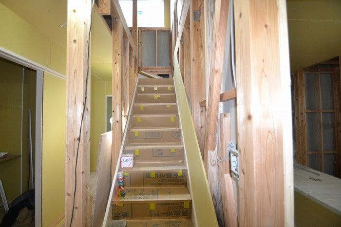 「福岡市中央区02」注文住宅現場リポート⑨【木工事】【石膏ボード】