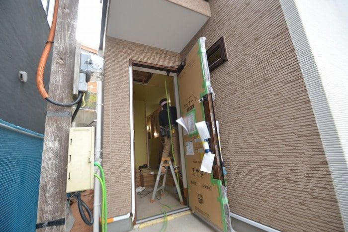 「福岡市中央区02」注文住宅現場リポート⑨【木工事】【石膏ボード】