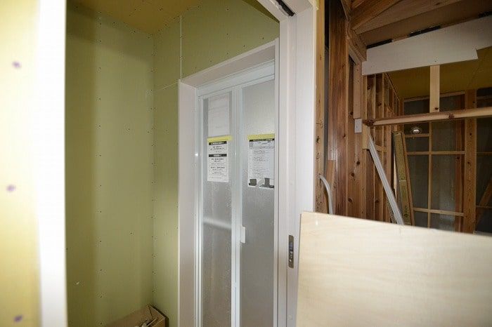 「福岡市中央区02」注文住宅現場リポート⑨【木工事】【石膏ボード】