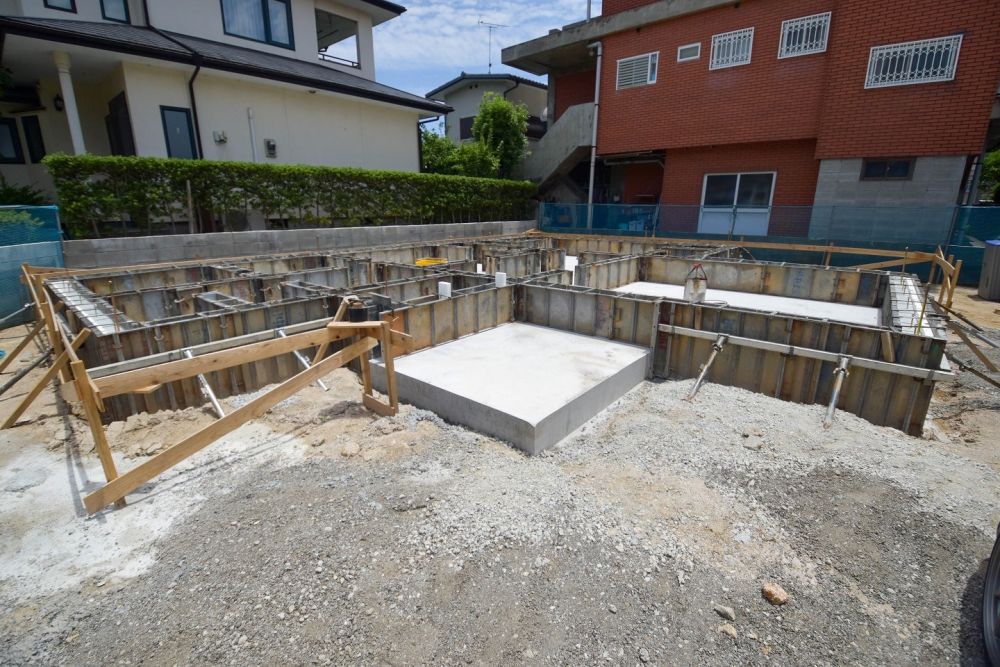 「太宰府市07」注文住宅現場リポート②【基礎工事】【立ち上がりコン】